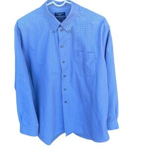 Dockers Blue Casual Button Down Shirt